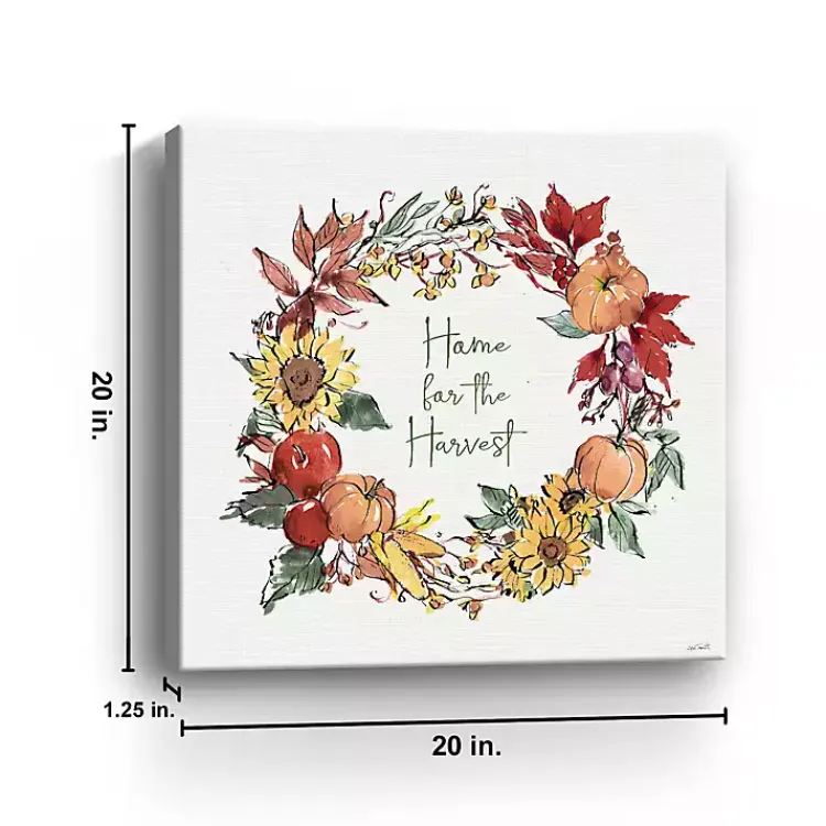 Fall>Kirklands Home Home For The Harvest Wreath Wall Art