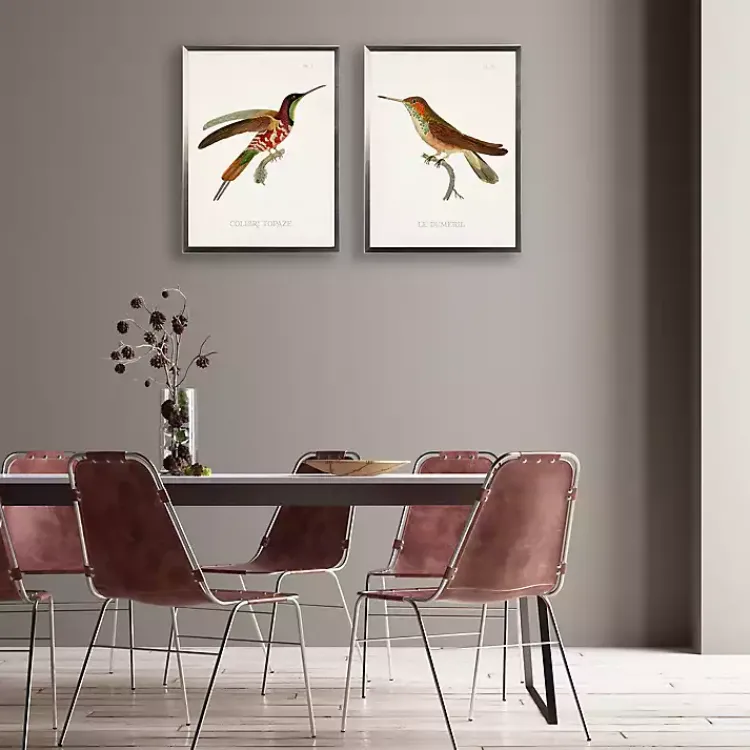 Kirklands Home Hummingbirds I Framed Art Prints, Set of 2 Multi