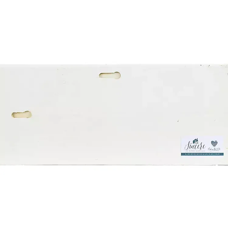 Kirklands Home If You Feed Them Wood Wall Plaque White Outlet