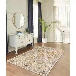 Kirklands Home Irene Yellow Daffodil Outdoor Area Rug, 6x9 Sale