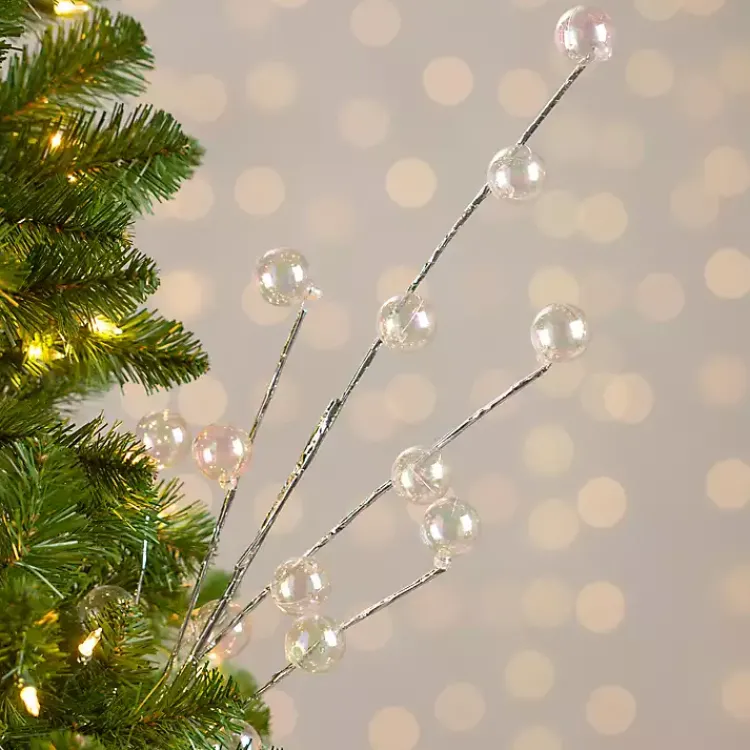 Christmas Tree Decorations>Kirklands Home Iridescent Bubbles Christmas Pick
