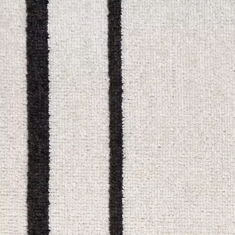 Kirklands Home Bordered Indoor/Outdoor Area Rug, 6x9 Ivory New