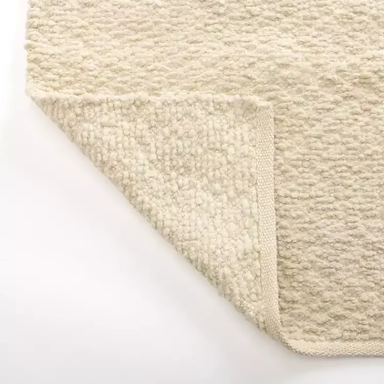Kirklands Home Boucle Area Rug, 4x6 Ivory Hot