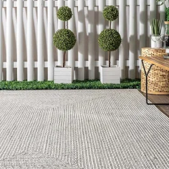 Kirklands Home Ivory Braided Lefebvre Area Rug, 12x18