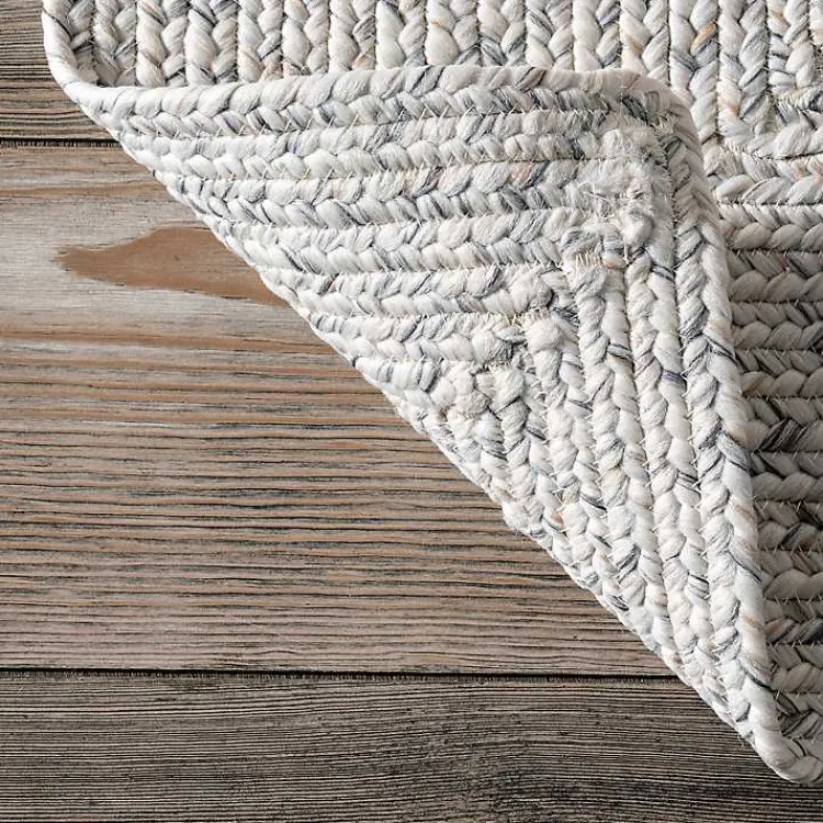 Kirklands Home Ivory Braided Lefebvre Area Rug, 12x18