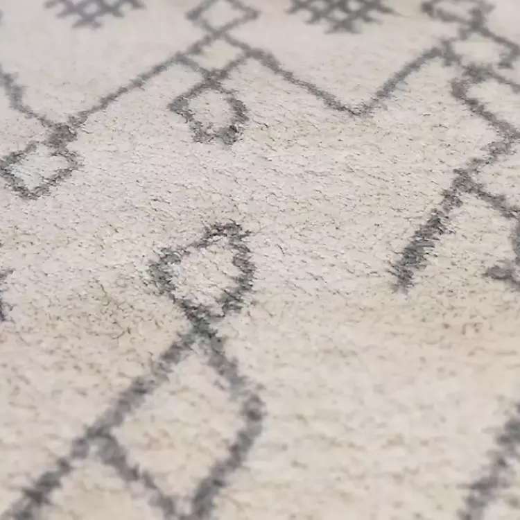 Kirklands Home Geometric Area Rug, 5x8 Ivory Sale