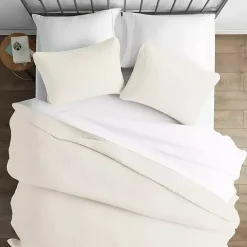 Kirklands Home Herringbone Quilted 2-pc. Twin Coverlet Set Ivory New