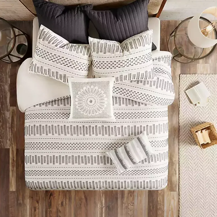 Kirklands Home Ivory Jacquard King 3-pc. Comforter Set Sale