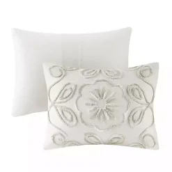 Kirklands Home Medallion Full/Queen 3-pc. Comforter Set Ivory New