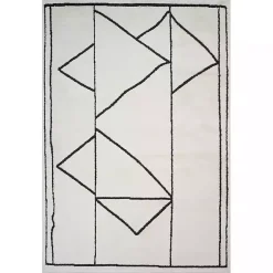 Kirklands Home Ivory Moroccan Accent Rug, 2x3 Clearance