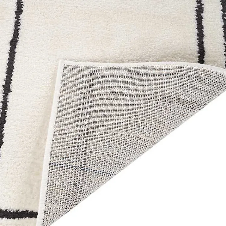 Kirklands Home Ivory Moroccan Area Rug, 5x7 Clearance