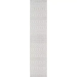 Kirklands Home Moroccan Washable Runner, 2x8 Ivory New