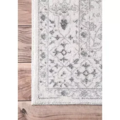 Kirklands Home Ivory Odell Vintage Area Rug, 5x7 Outlet