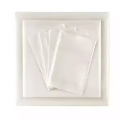 Kirklands Home Satin 6-pc. Full Sheet Set Ivory Discount
