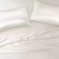 Kirklands Home Satin 6-pc. Full Sheet Set Ivory Discount