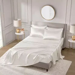 Kirklands Home Satin 6-pc. King Sheet Set Ivory Online