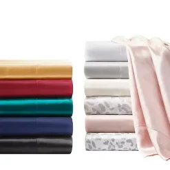 Kirklands Home Satin Standard 2-pc. Pillow Case Set Ivory New