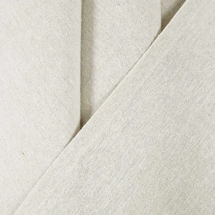 Kirklands Home Top Knotted Burlap Curtain Panel Set, 95 in. Ivory Clearance