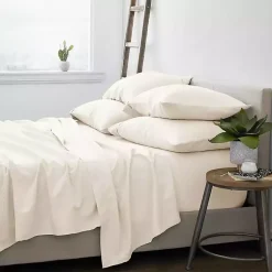 Kirklands Home Ultra Soft 6-pc. Full Sheet Set Ivory New