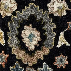 Kirklands Home Jackson Black Hand-Tufted Area Rug, 5x7 Sale