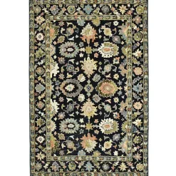 Kirklands Home Jackson Black Hand-Tufted Area Rug, 8x10 New