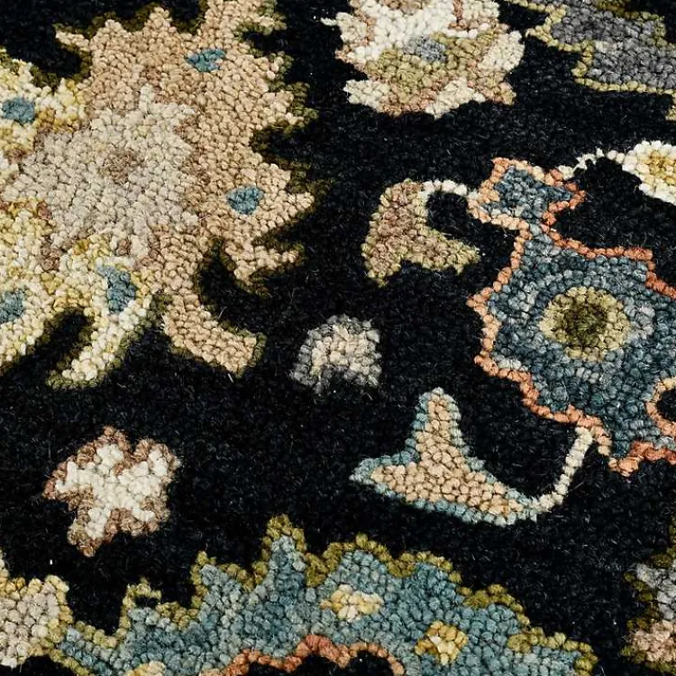 Kirklands Home Jackson Black Hand-Tufted Area Rug, 8x10 New