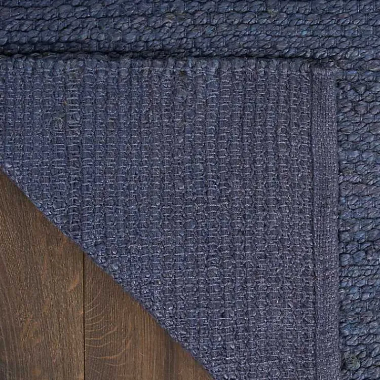 Kirklands Home Jaxon Navy Natural Jute Area Rug, 4x6 Blue Outlet