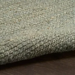 Kirklands Home Jaxon Sage Natural Jute Area Rug, 4x6 Green Hot