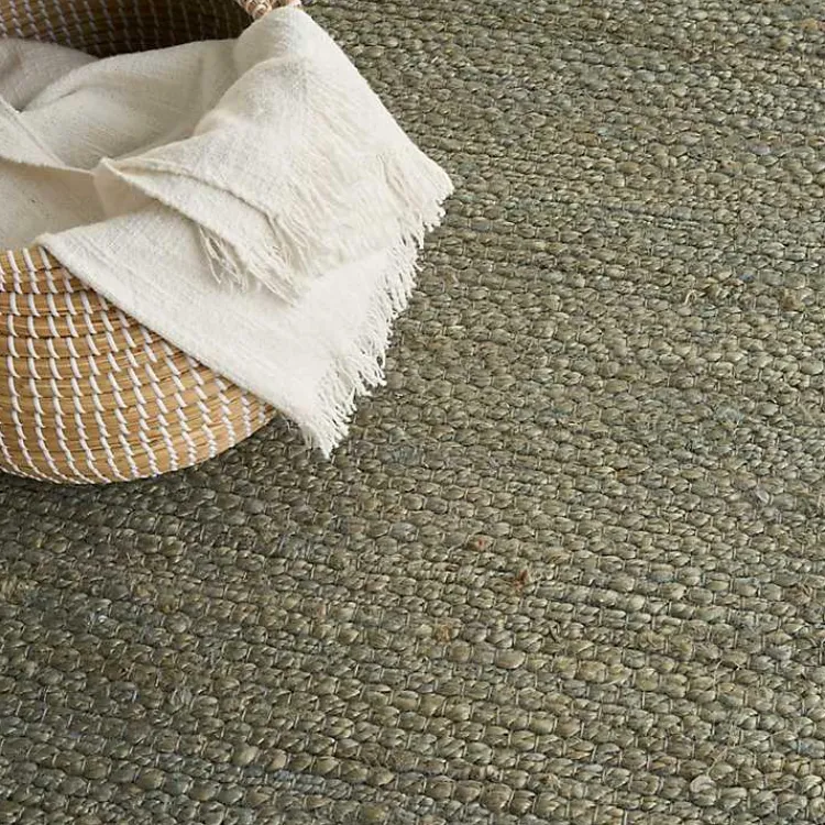 Kirklands Home Jaxon Sage Natural Jute Area Rug, 8x10 Green Hot