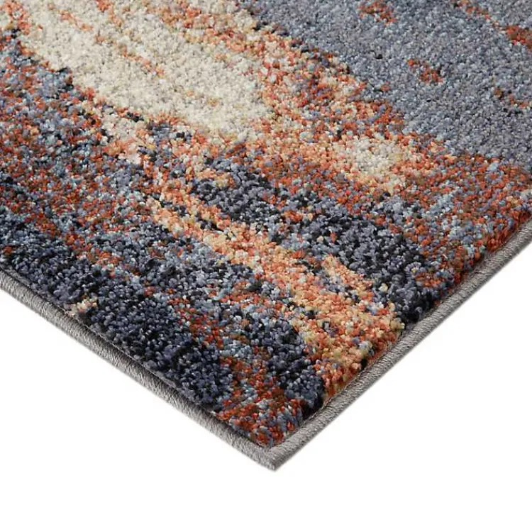 Kirklands Home Jordan Delia Rust Area Rug, 6x9 Multi New