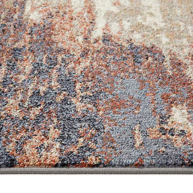 Kirklands Home Jordan Delia Rust Area Rug, 6x9 Multi New