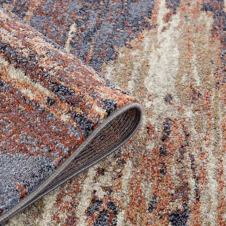 Kirklands Home Jordan Delia Rust Area Rug, 6x9 Multi New