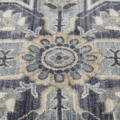 Kirklands Home Jordan Eva Medallion Area Rug, 7x10 Purple Best
