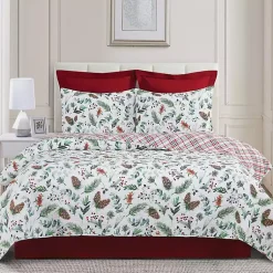 Kirklands Home Jovie Pinecone 3-pc. King Quilt Set Outlet
