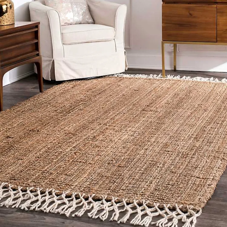 Kirklands Home Jute Hand Woven Reese Area Rug Sale