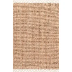 Kirklands Home Jute Hand Woven Reese Area Rug Sale