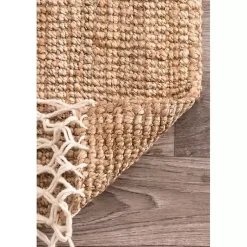 Kirklands Home Jute Hand Woven Reese Area Rug Sale