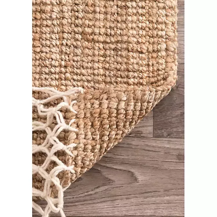 Kirklands Home Jute Hand Woven Reese Area Rug Sale