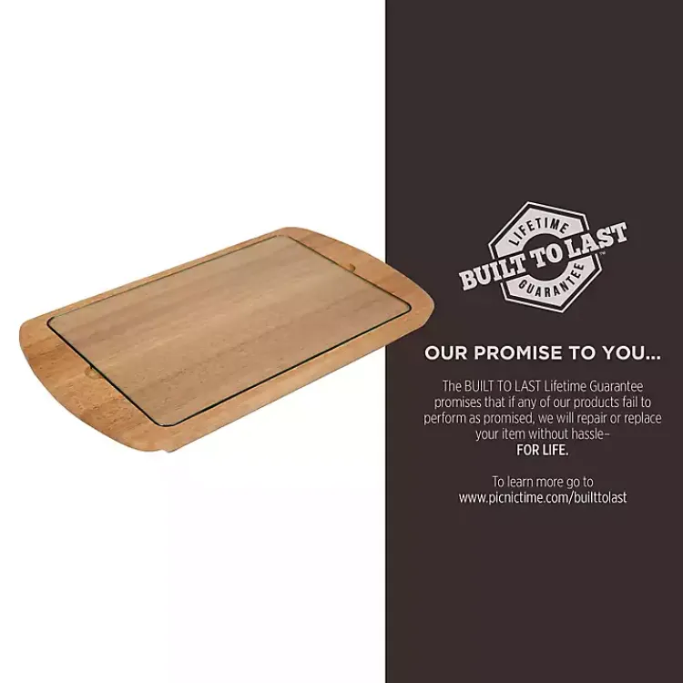 Kirklands Home Kansas Jayhawks Wood and Glass Serving Board Online