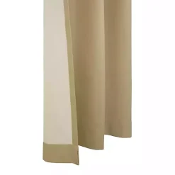 Kirklands Home Khaki Room Darkening Curtain Panel Set, 63 in. Tan Discount