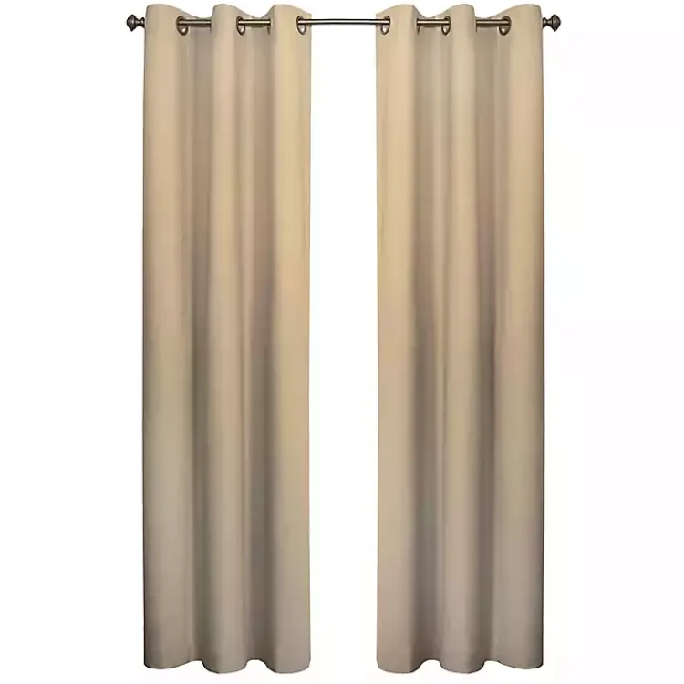 Kirklands Home Khaki Room Darkening Curtain Panel Set, 95 in. Tan Online