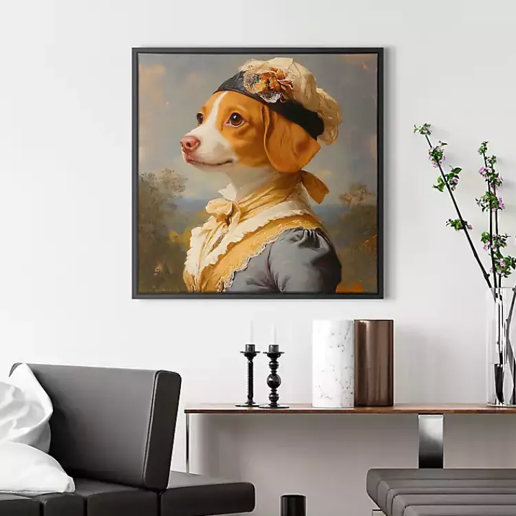 Kirklands Home Lady Penelope Pawprints Framed Art Print Multi Online