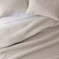 Kirklands Home Latte Floral Stitch 3-pc. Queen Quilt Set Tan Sale