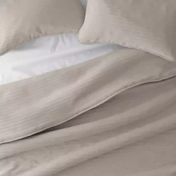 Kirklands Home Latte Stitched Stripes 2-pc. Twin Quilt Set Gray Discount
