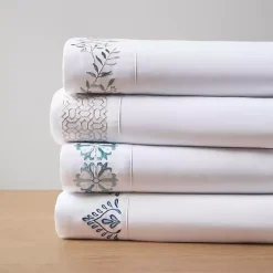 Kirklands Home Leafy Vine Hem Microfiber 4-pc. Full Sheet Set Online