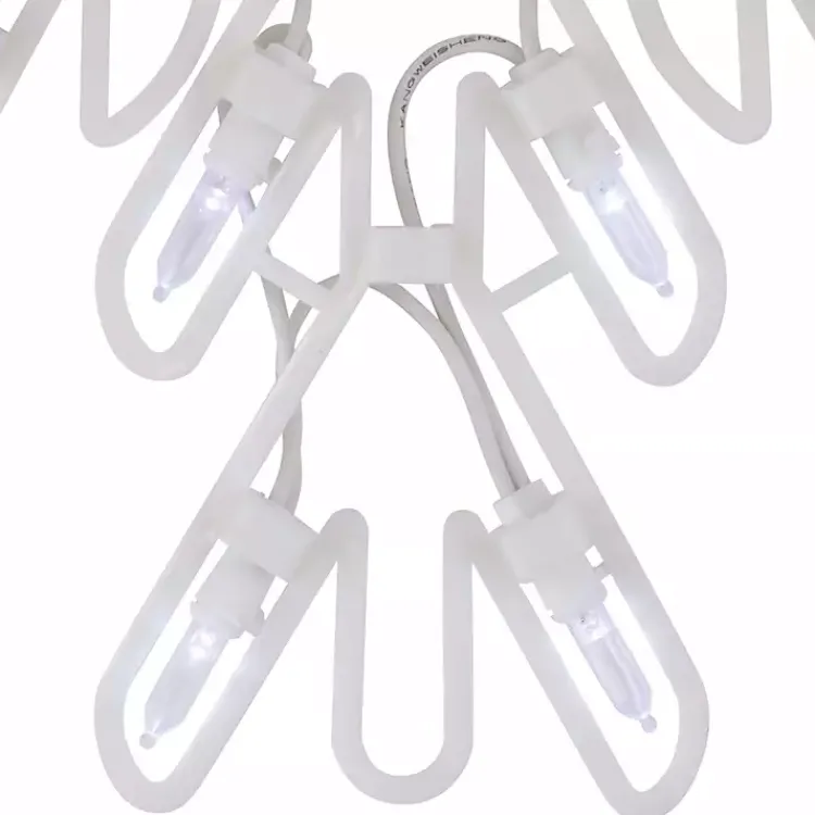 Christmas Art & Wall Decor>Kirklands Home LED and Blue Snowflake Decoration, 15 in. White