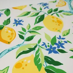Kirklands Home Lemon Tree Tufted Outdoor Settee Cushion, 48 in. New