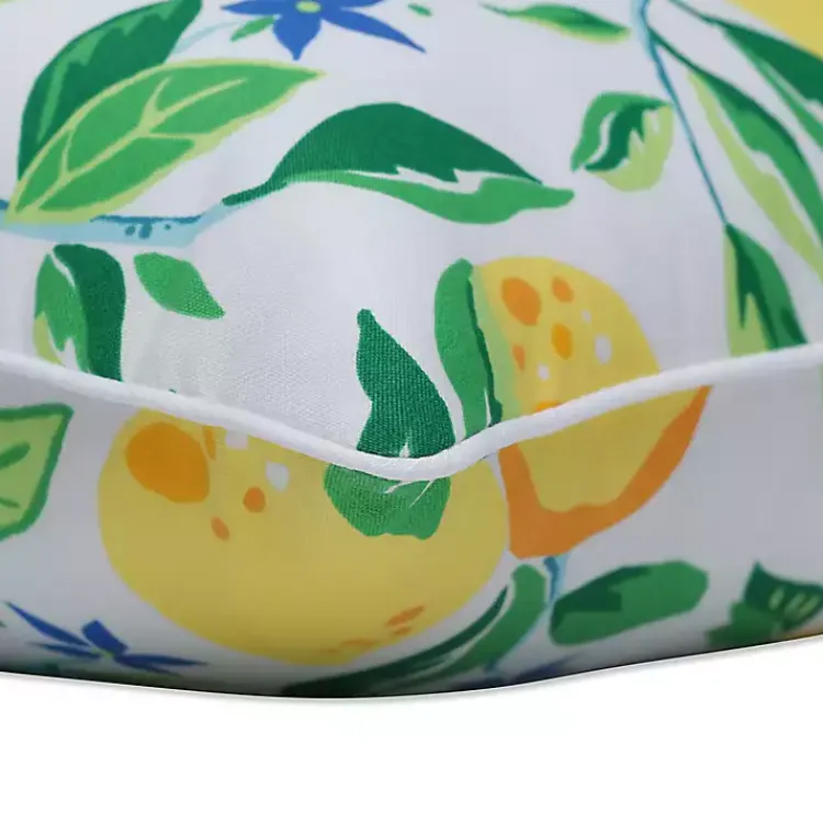 Kirklands Home Lemon Vines Outdoor Throw Pillows, Set of 2 Discount