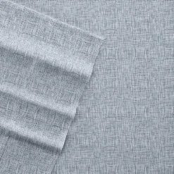 Kirklands Home Light Chambray 4-pc. King Bed Sheet Set Blue Clearance