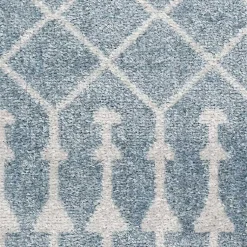 Kirklands Home Light Moroccan Washable Runner, 2x12 Blue Discount